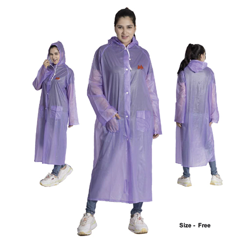 22A - ECONOMY Trans PVC Adults Raincoat