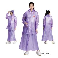 62W - Splash Pvc Womens Skirt Top Rainsuit - Feature: Waterproof