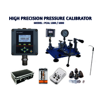 High Precision Pressure Calibrator - 1000 Bar Range, 128 X 64 Cog Graphic Lcd With White Led Backlight, Includes One Touch Zero & Hold Functions