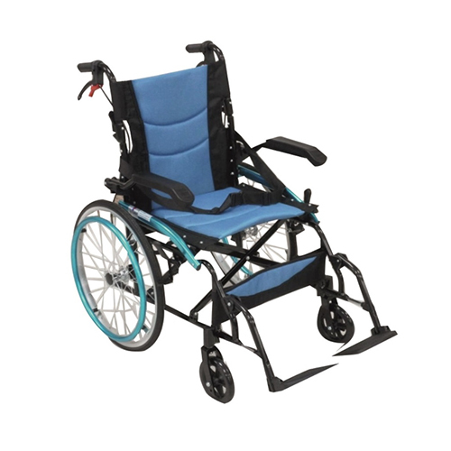 KW 863 LAJPF2 Aluminium Self Propelled Wheel Chair With Armrest Flipup