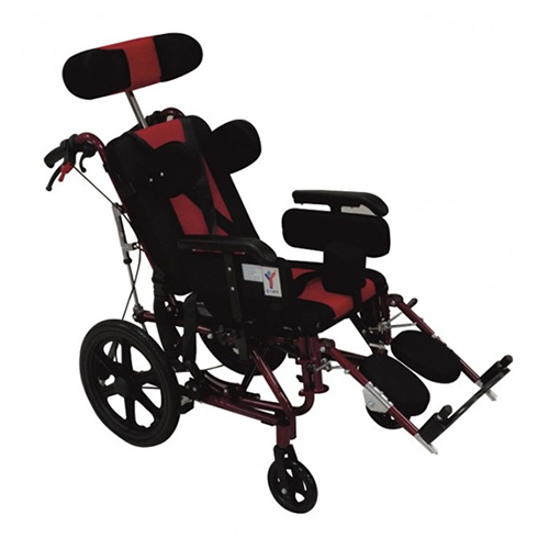 KW 958 CGPA (R) Cerebral Palsy Premium Red Colour Wheel Chair