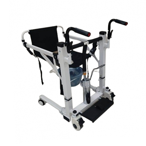 KW 77602 Transfer Wheelchair With Hydraulic Height Adjustment