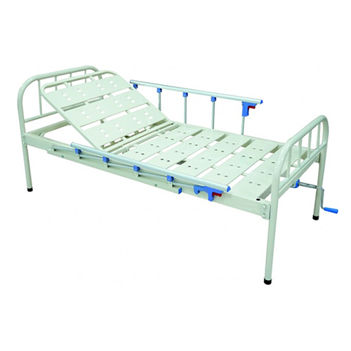 KW-471 Backrest Semi Fowler Cot With Aluminium Railings