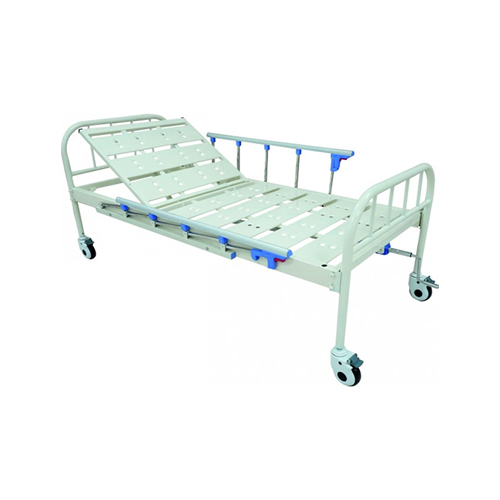 Backrest Semi Fowler Cot With Aluminium Railings And Wheels