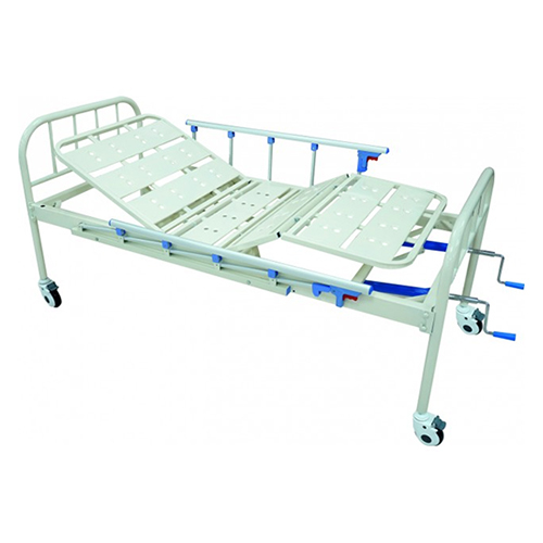 KW 573 Fowler Cot With Aluminium Railings And Wheels