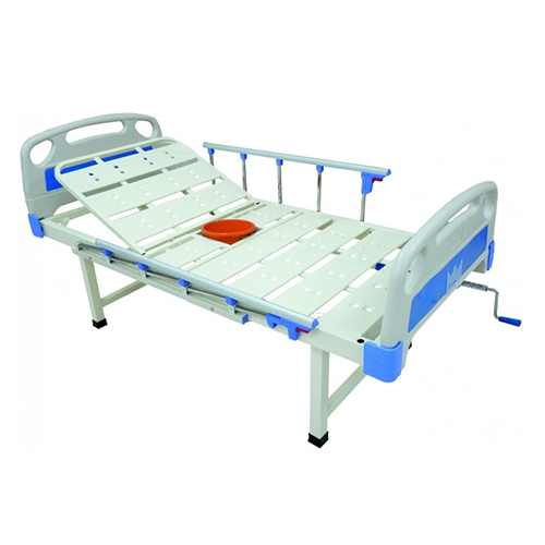 KW 478 Backrest Semi Fowler Cot With Commode Provision