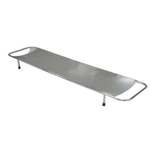 Kw 547 Ss Stainless Steel Hospital Stretcher - Color: Silver