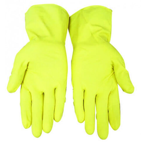 KW 543 Yellow Thin Kitchen Gloves