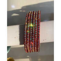 Ladies Rainbow Stone Bangles