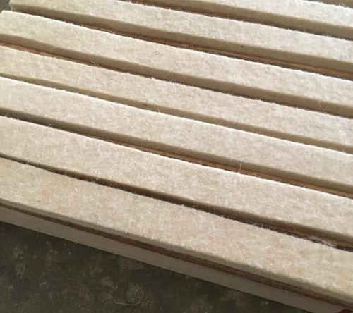 Woolen Felt Strips - Color: Natural Beige/Off White