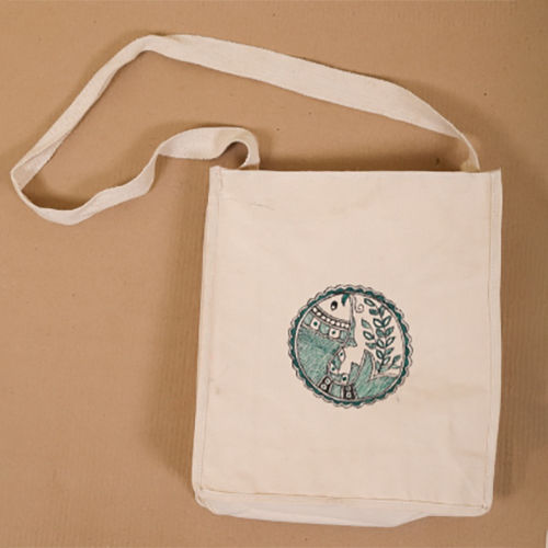 Cotton Jolna Bag - Color: White