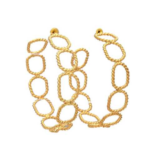 New arrival golden round Hook earrings