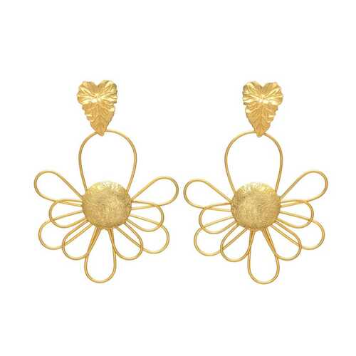 New arrival leaf heart design earrings