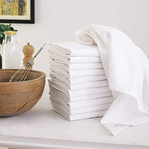 Flour Sack Cotton Towel White