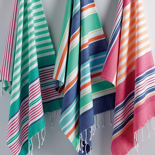 Blue Stripe Fouta Towels