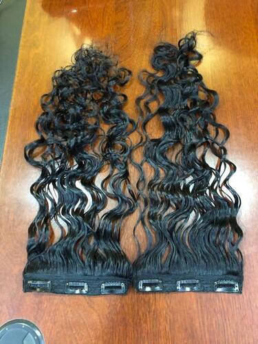 RAW INDIAN CLIP HAIR TEMPLE HAIR EXPORTER FACTORY PRICE  FULL HAIR BUNDLES