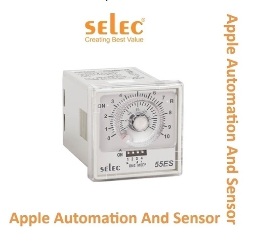 Selec 55es-p8-230v-g Analog Panel Mount Timer - 1 Kg Weight, Industrial Usage, 230v Supply Voltage, 1 Year Warranty | Accurate Operational Performance, Durable Design, Compact Dimensions