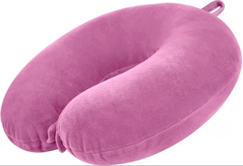 Travel Neck Pillow U-shaped in Fiber Material for Airplans