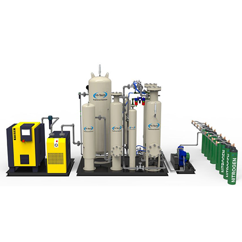 PSA Nitrogen Gas Plant With Cylinder Filling