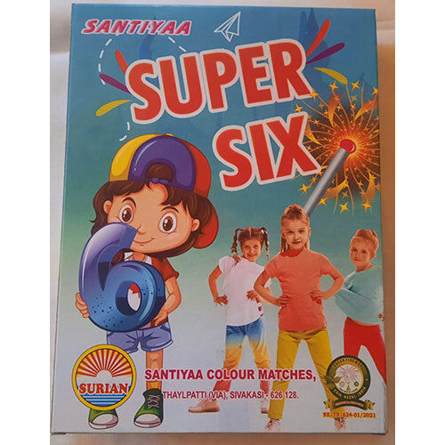 Super Six Matches Box