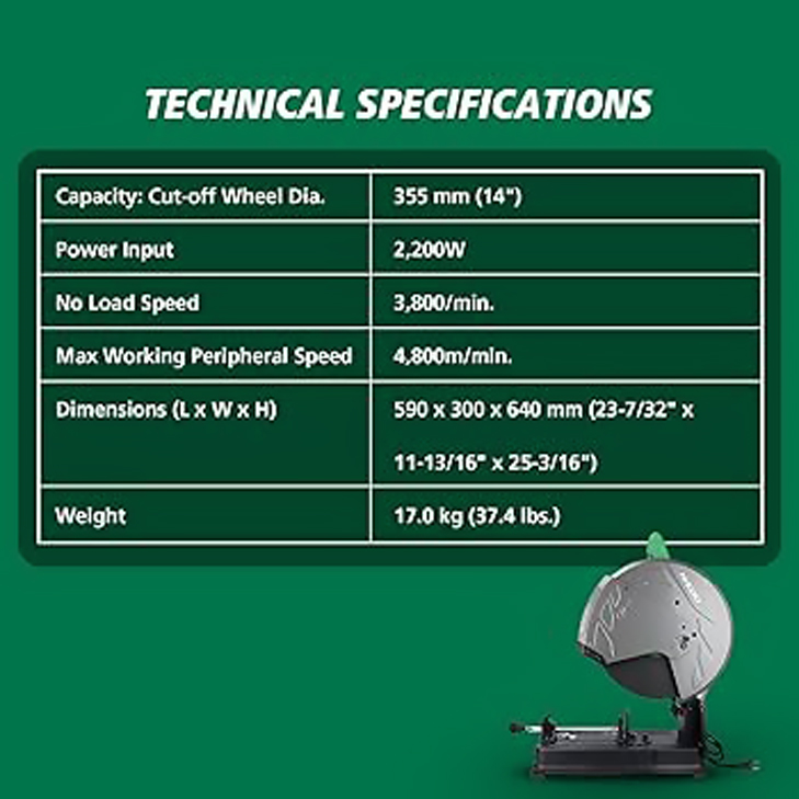 HIKOKI Cut Off Chop Saw Machine