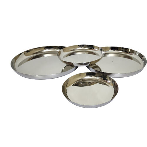 Apple Plate - Color: Silver
