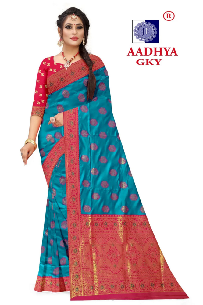 Masoor Silk Saree - Color: 8 Color