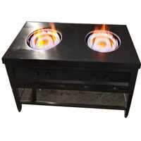 Two Burner Gas Stove - Stainless Steel, Manual Ignition, Aluminum Surface | Effortless Multi-dish Cooking For Family And Gatherings