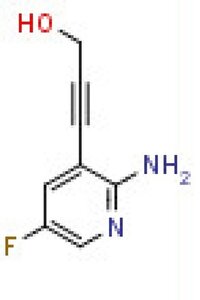 3-(2-amino-5-fluoropyridin-3-yl)prop-2-yn-1-ol   95% - Cas No: 1228666-34-9