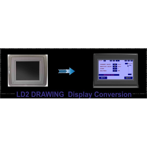Textile LD2 Drawing Machine Conversion Display