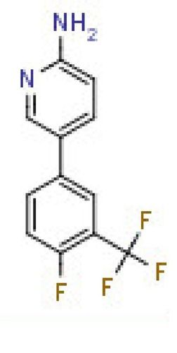 2-Amino-5-[4-fluoro-3-(trifluoromethyl)phenyl]pyridine  98%