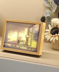 3D LED Painting Wooden Photo Frame