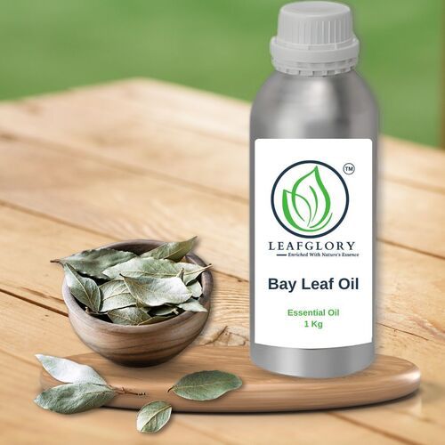 Bay Leaf Oil - 99% Purity, 10 mL Compact Bottle | Aromatic Herbal Extract for Calmness & Memory Boost