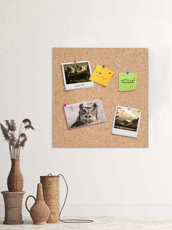 SDS24 High Quality Colorful Pin Board - Fabric Soft Board, Rectangle Shape, Available in All Sizes | Organizes Notes, Displays Photos, Enhances Workspace Communication