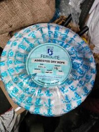 Asbestos Ropes - High-quality Braided 25mm | Durable White 5kg For Industrial High-temperature Applications
