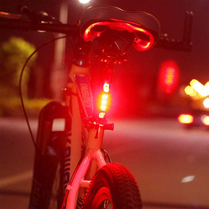 LED USB Rechargeable Head Light and Tail Lights