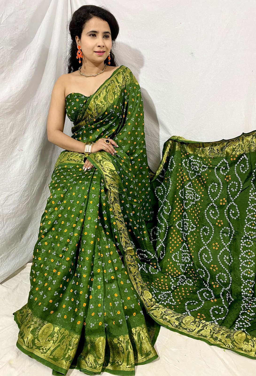 BANDHANI   SAREE