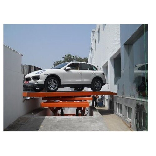 Rotating Platform Car Scissor Lift - Attributes: Easy To Operate