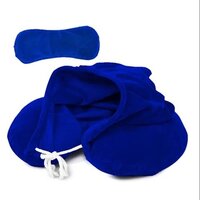 Hoodie Travel Neck Pillow in Memory foam