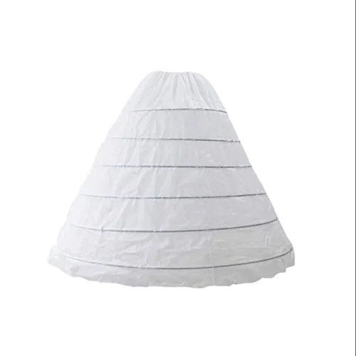 Ball Gown Bone Crinoline Petticoat Wedding Skirt Slip - Color: White