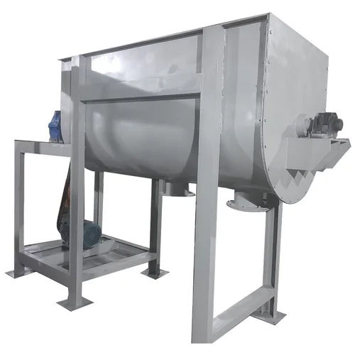 Mild Steel Grey Ribbon Blender Machine - Automatic Grade: Semi-Automatic