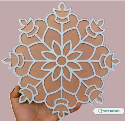 Mdf Island Rangoli Stencils