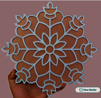 Mdf Island Rangoli Stencils