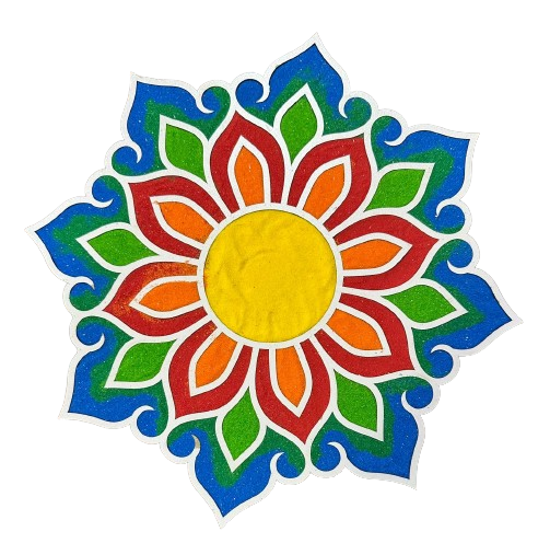 MDF Island Rangoli Stencils