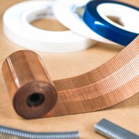 Hot Melt Adhesive Tape With Sticking Fasteners For Hog Ring Staple