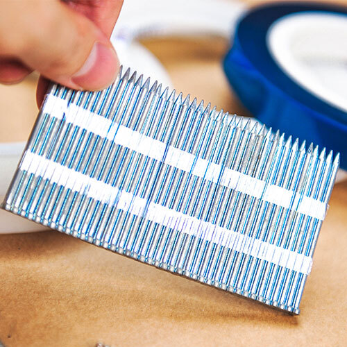 90um Foggy PET Superb Metal Adhesion Tape for Collating Nails Staples C-Rings