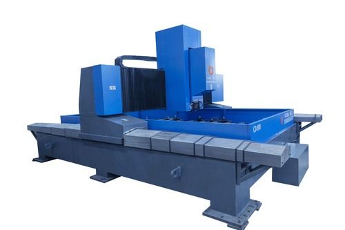 Cnc Plate Drilling Machine Specially Designed For Peb Industry - Color: Blue