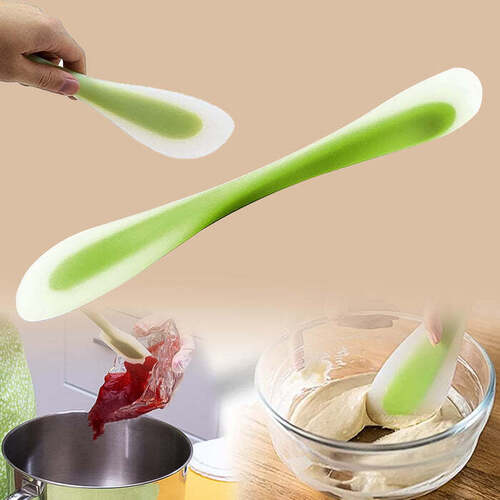 2 In 1 Flexible Silicone Spatula Spoons