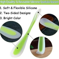 2 in 1 Flexible Silicone Spatula Spoons