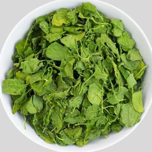 Dehydrated spinach